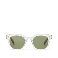 Rome Handcrafted Sunglasses Vintage Crystal-Green - Front View