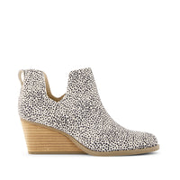 Gwen Ankle Boot Mini Cheetah Suede - Side View