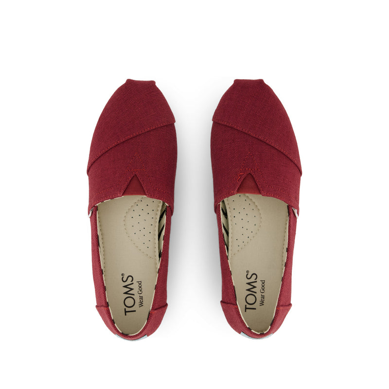 Alpargata Classic Ruby Heritage Canvas - Top View